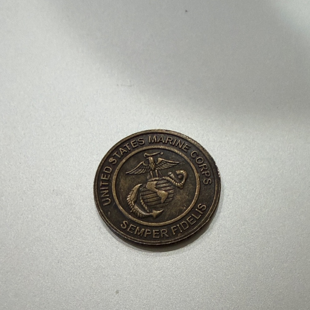 US Marines Corps Semper Fidelis Toys for Tots Challenge Coin